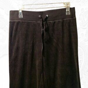 NY&Co. Brown Velour Yoga Pants (S)